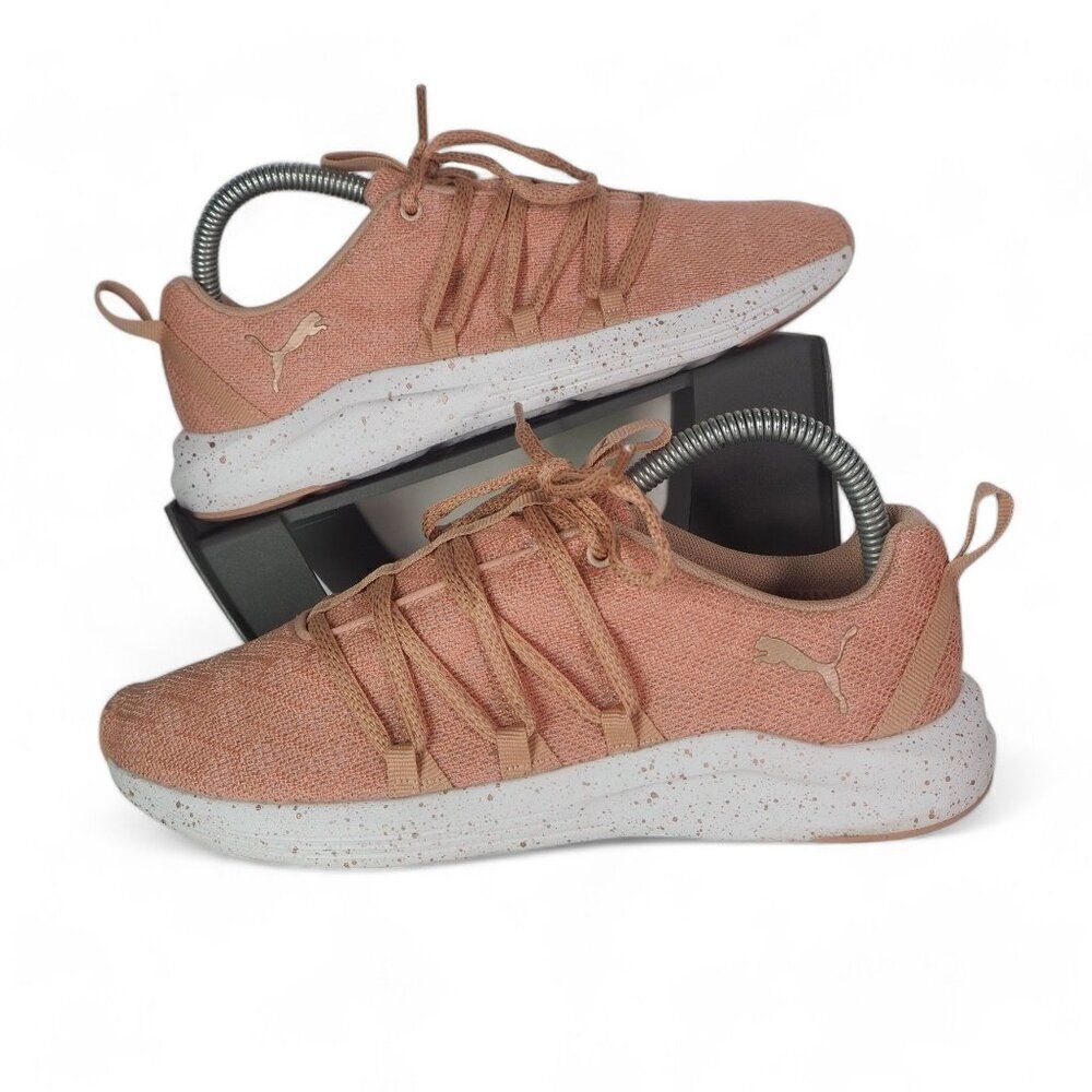 Puma Alt‎ Mesh Speckle Training Shoes "Peach Beige" 192806 02 Women's 8